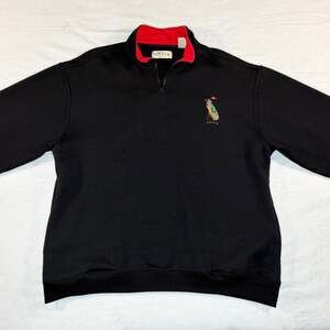 Orvis Sporting Traditions Men’s Golf Theme 1/4 Zip Pullover w/ Elbow Patches, L